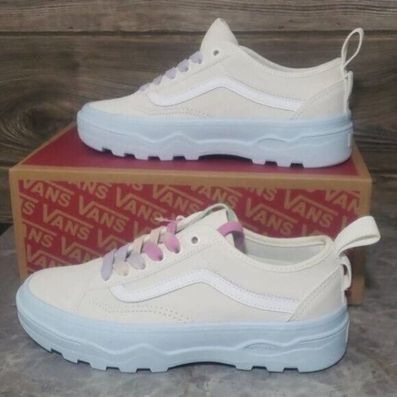 New Vans Sentry Old Skool Womens Platform Shoes Size 6.5 Chunky Pastel Festival - Picture 3 of 10